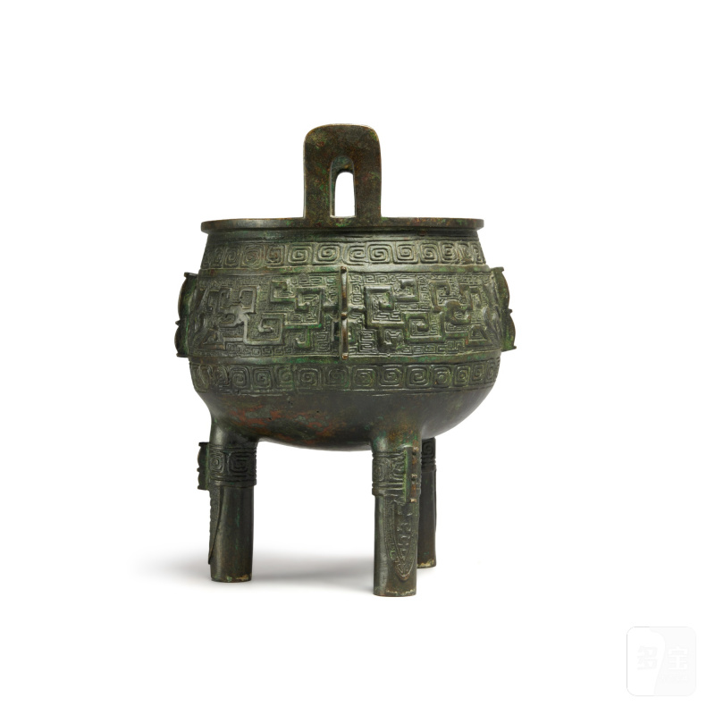 清 銅獸面紋鼎 - 图4